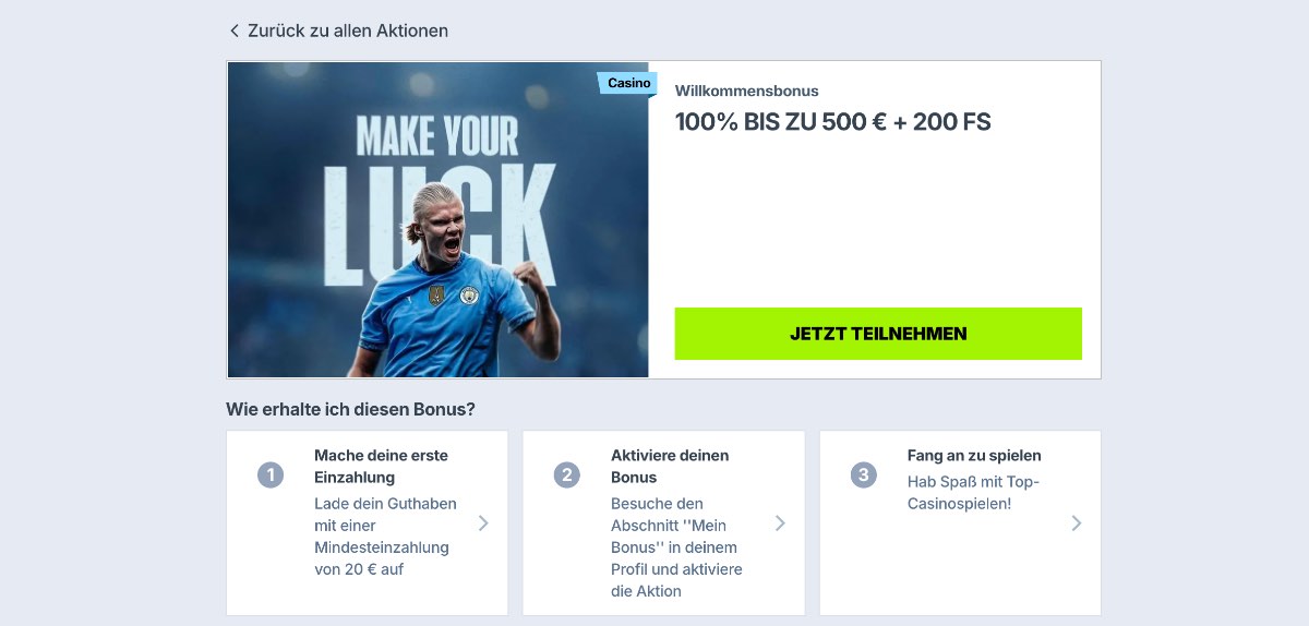 Zoccer Casino Bonusbedingungen